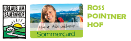 Urlaub am Bauernhof & Sommercard Betrieb